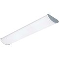 Hubbell Lighting Columbia CRW LED Round Wraparound 4' Lamp, Switchable Lumens & CCT, Dimming, 120-277V CRW4-LSCS